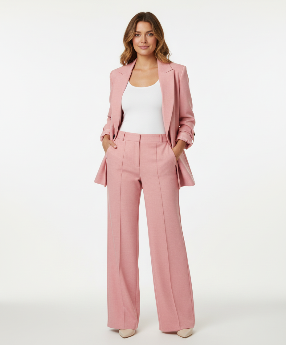 Women's Office Blazer Set – Tailored Pants Set