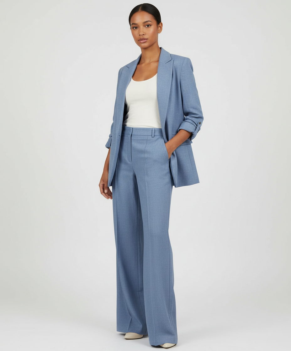 Women's Office Blazer Set – Tailored Pants Set