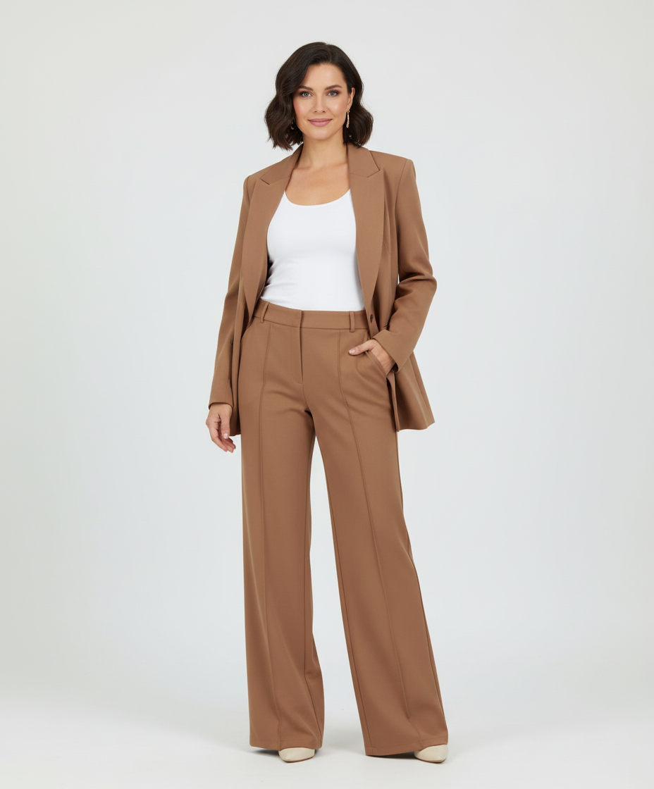 Women's Office Blazer Set – Tailored Pants Set