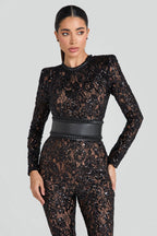 Women's Sequin Party Jumpsuit – Sparkly Formal Occasion Jumpsuit