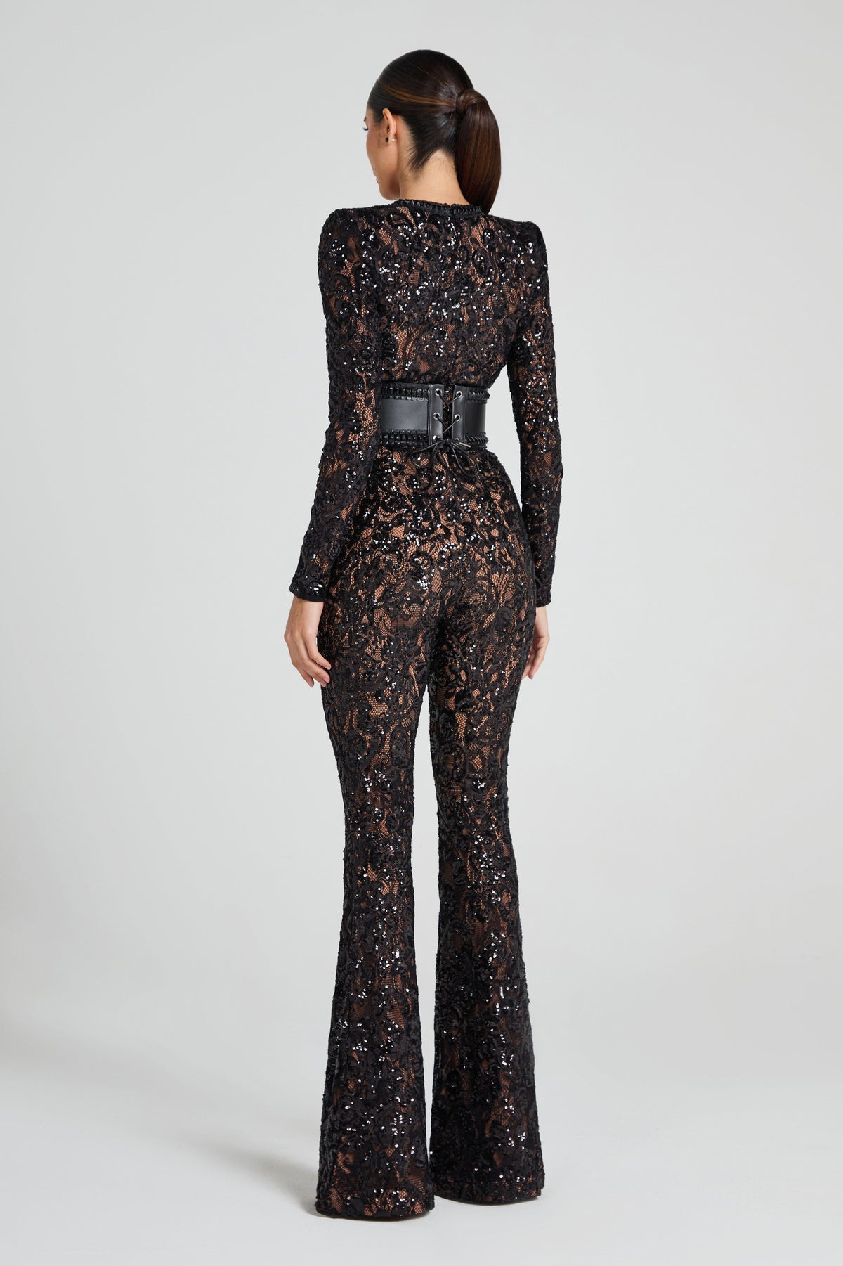 Women's Sequin Party Jumpsuit – Sparkly Formal Occasion Jumpsuit