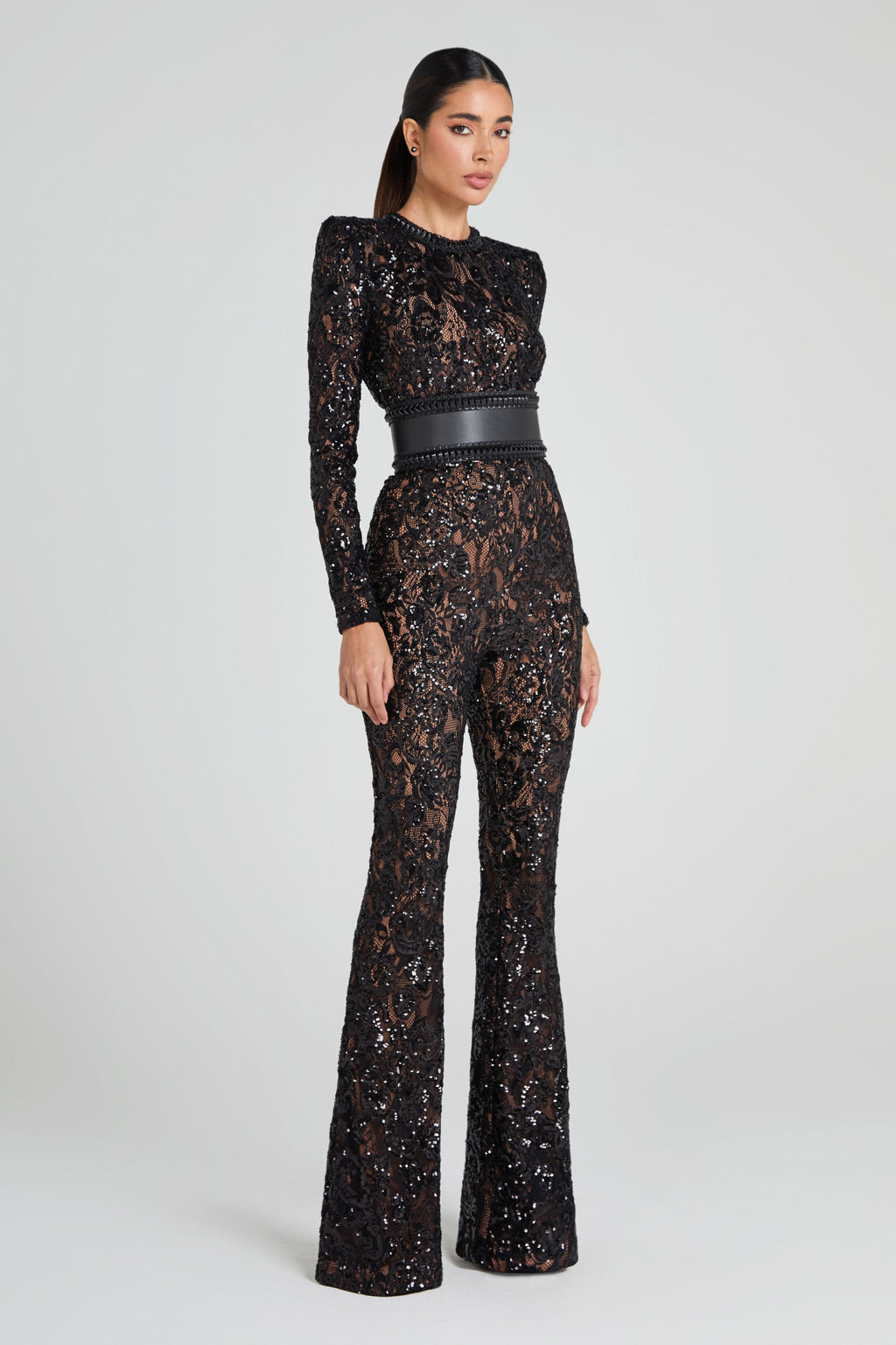 Women's Sequin Party Jumpsuit – Sparkly Formal Occasion Jumpsuit