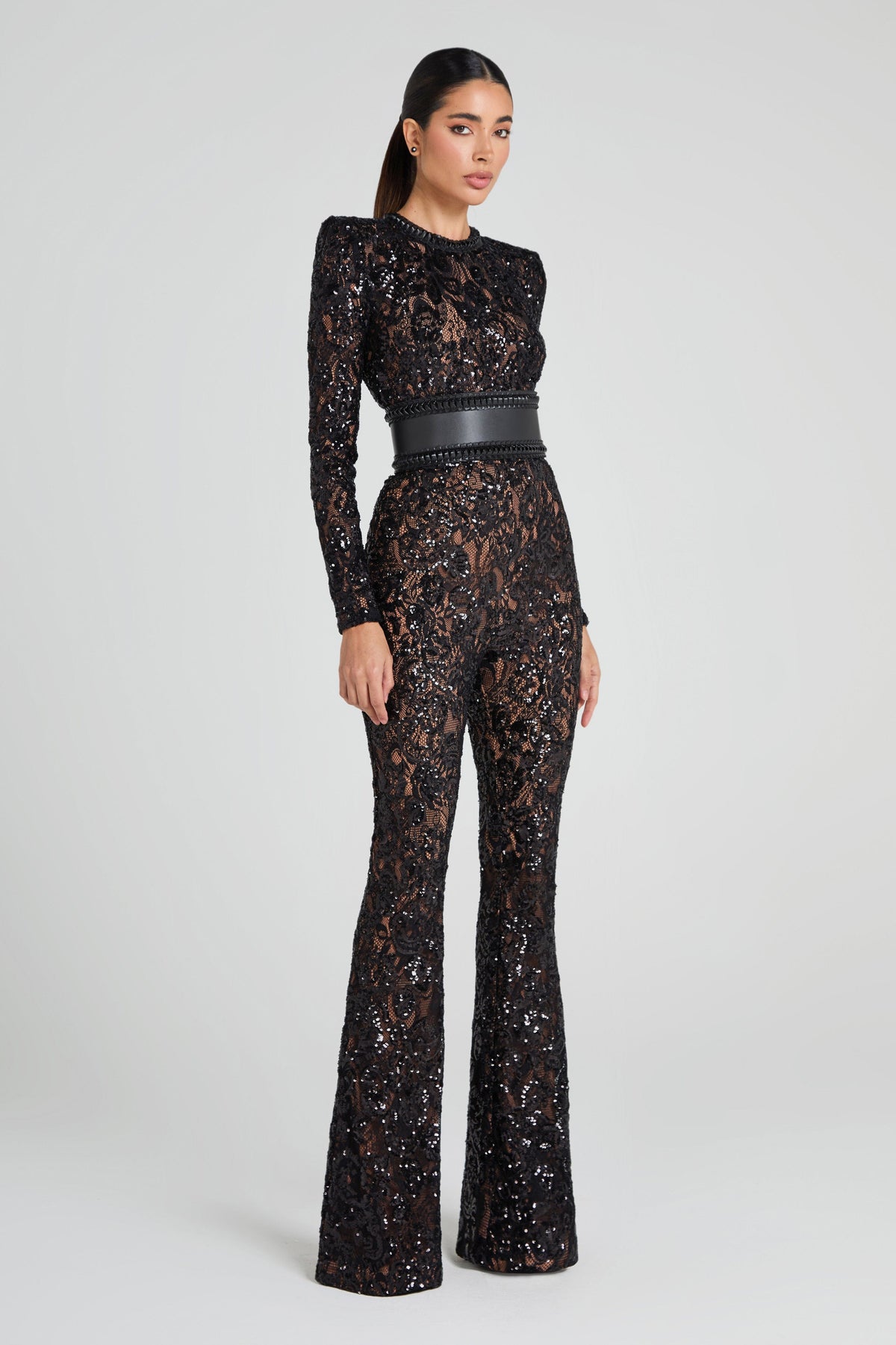 Women's Sequin Party Jumpsuit – Sparkly Formal Occasion Jumpsuit