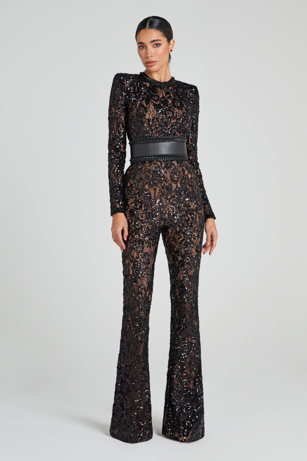 Women's Sequin Party Jumpsuit – Sparkly Formal Occasion Jumpsuit