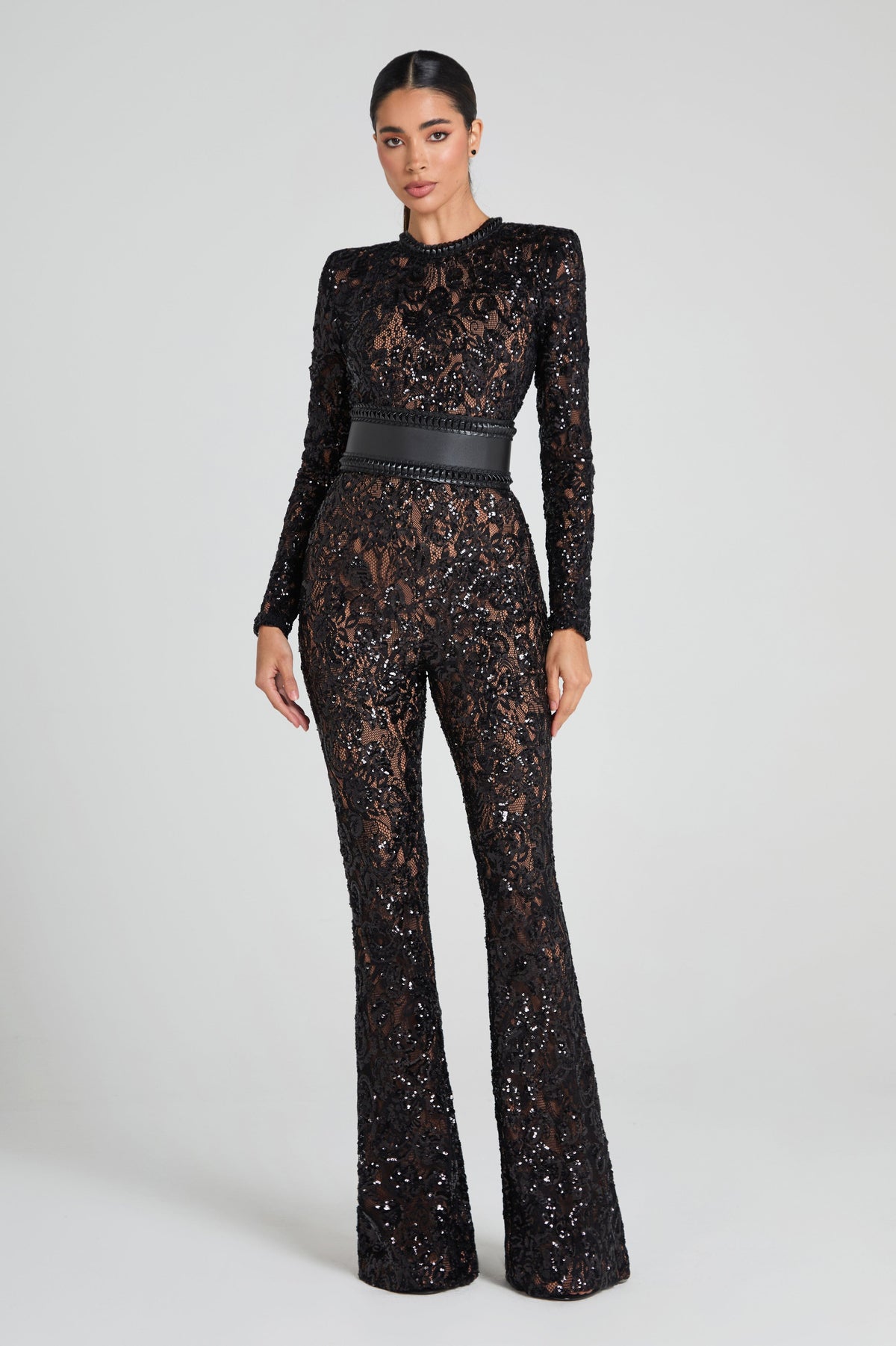 Women's Sequin Party Jumpsuit – Sparkly Formal Occasion Jumpsuit