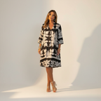Women's Casual Spring Dress – Flowy Midi Dress
