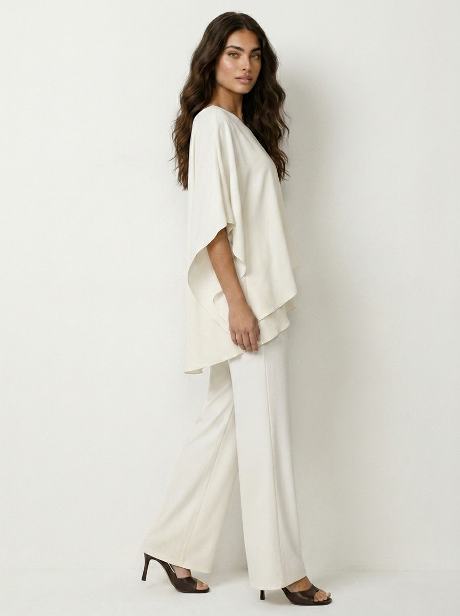 Women's Occasion Two-Piece Set – Flowy Chiffon Set