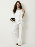 Women's Occasion Two-Piece Set – Flowy Chiffon Set