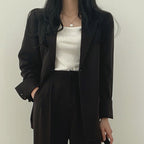 Women's Tailored Blazer Set – Double-Breasted Pants Suit