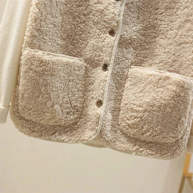 Women's Button Front Gilet – Relaxed Pocket Layering Vest