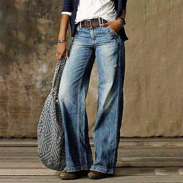 Women's Office Wide Leg Pants – Relaxed Dress Pants