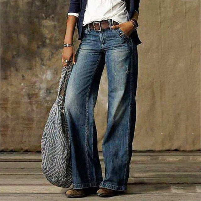 Women's Office Wide Leg Pants – Relaxed Dress Pants
