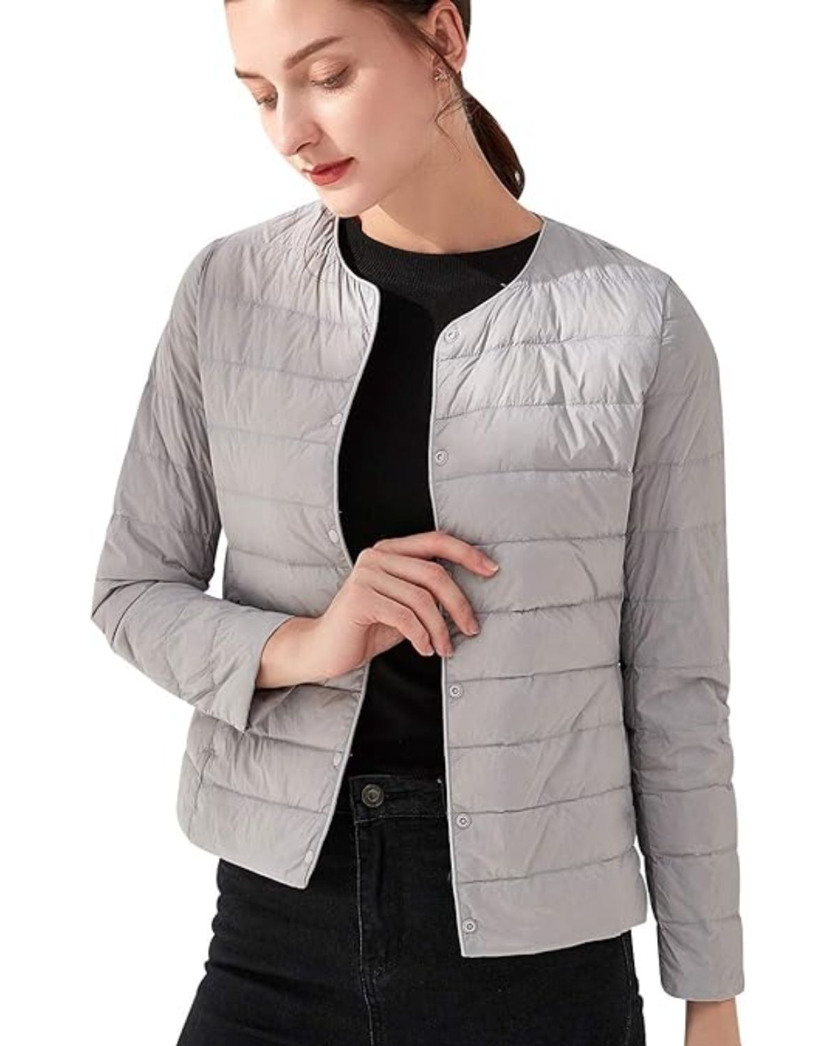 Women's Lightweight Puffer Jacket – Packable Cold Weather Jacket