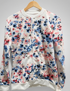 Women's Printed Bomber Jacket – Lightweight Zip Jacket
