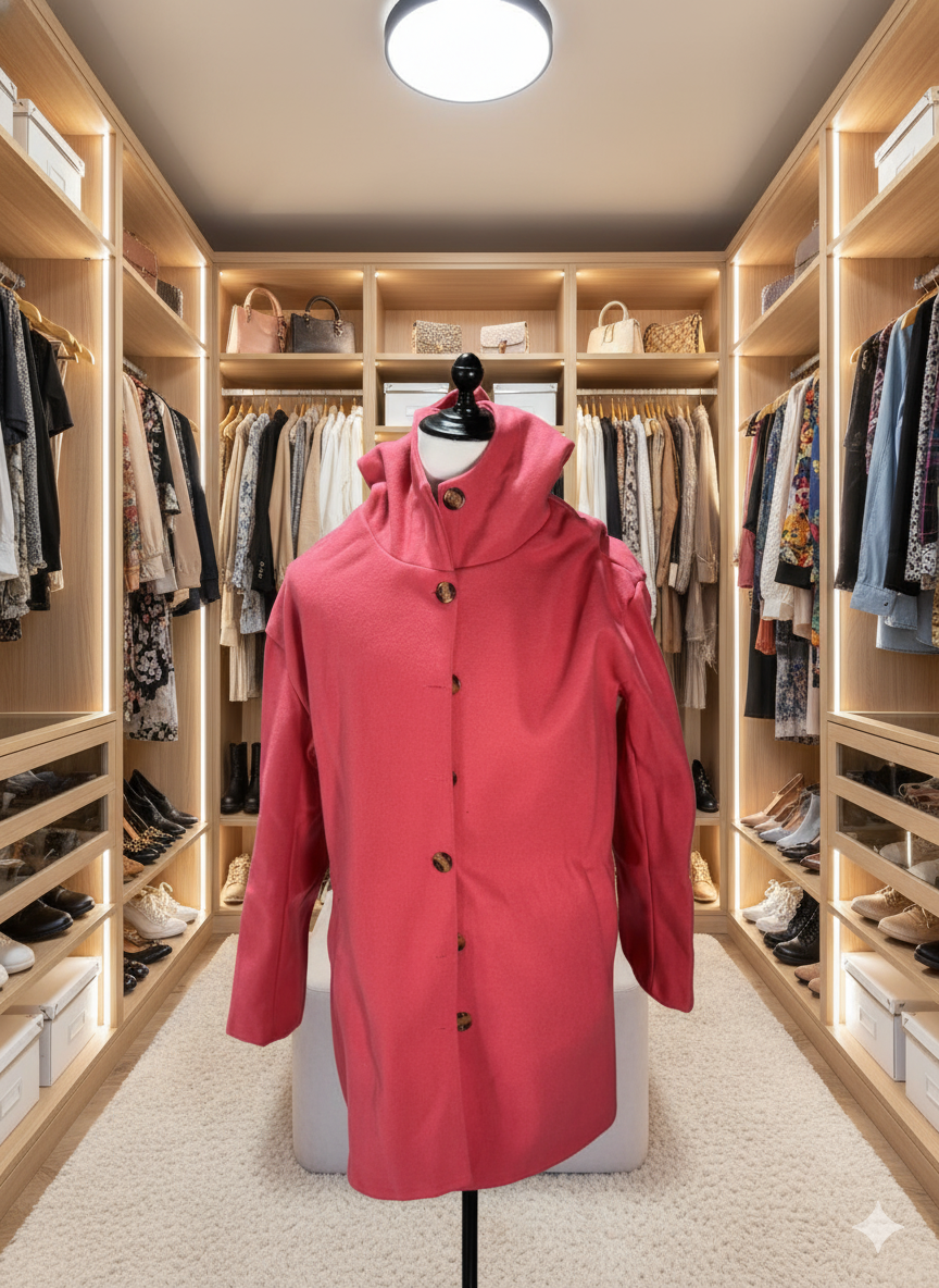 Women's Hooded Longline Coat – Windproof Lightweight Transitional Coat