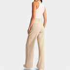 Women's Flowy Wide Leg Trousers – High Waist Everyday Dress Pants
