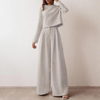 Women's Palazzo Pants Set – Relaxed Top Occasion Co-Ord Set