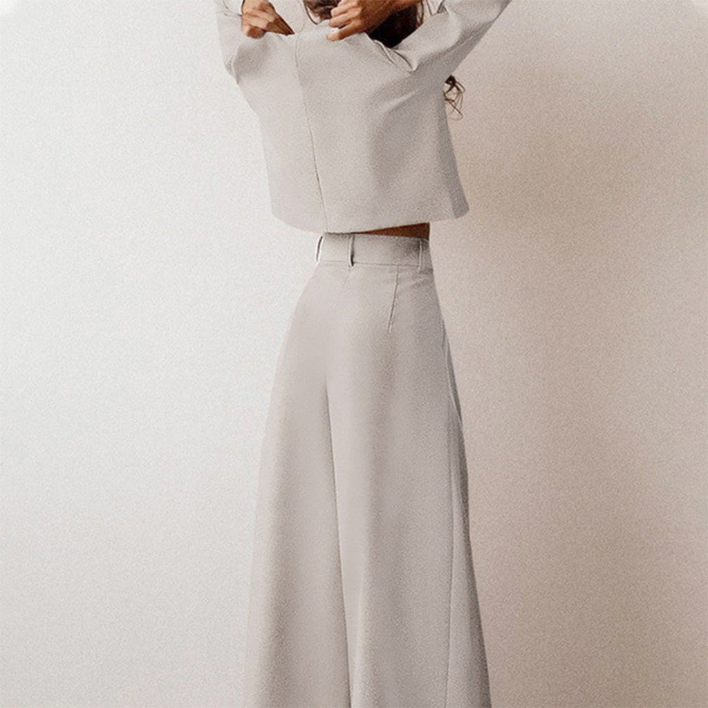 Women's Palazzo Pants Set – Relaxed Top Occasion Co-Ord Set