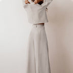 Women's Palazzo Pants Set – Relaxed Top Occasion Co-Ord Set