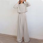 Women's Palazzo Pants Set – Relaxed Top Occasion Co-Ord Set