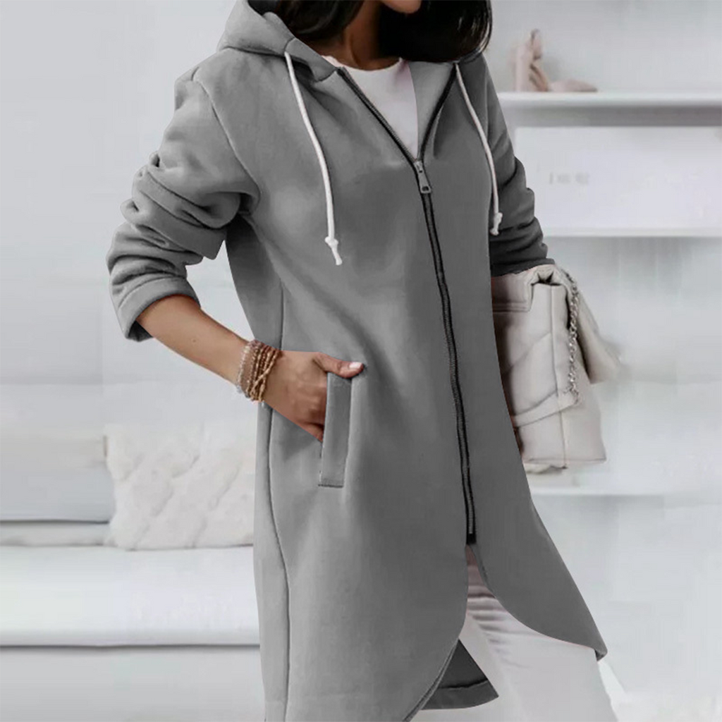 Women's Plush Long Sleeve Cardigan – Relaxed Cold Weather Cardigan