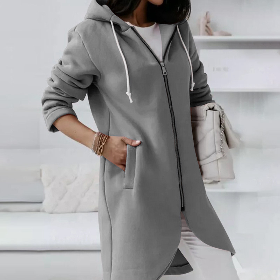 Women's Plush Long Sleeve Cardigan – Relaxed Cold Weather Cardigan