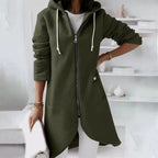Women's Plush Long Sleeve Cardigan – Relaxed Cold Weather Cardigan