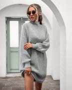 Women's Oversized Long Sweater – Long Sleeve Winter Sweater