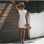 Women's Printed Mini Dress – Summer Casual Dress – Abigail
