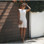 Women's Printed Mini Dress – Summer Casual Dress – Abigail
