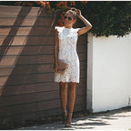 Women's Printed Mini Dress – Summer Casual Dress – Abigail