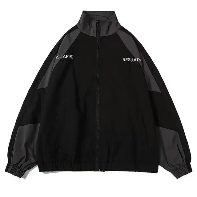 Women's Color Block Windbreaker – Lightweight Hooded Outdoor Jacket