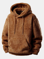 Women's Teddy Fleece Set – Hooded Jogger Lounge Set