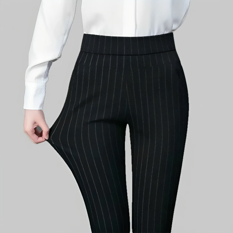 Women's Stretch Trousers – High Waist Tailored Everyday Pants