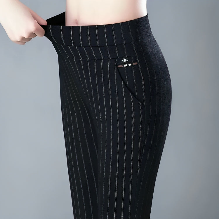 Women's Stretch Trousers – High Waist Tailored Everyday Pants