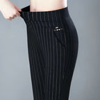 Women's Stretch Trousers – High Waist Tailored Everyday Pants