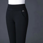 Women's Slim Fit Stretch Trousers – Tailored Day-to-Night Dress Pants