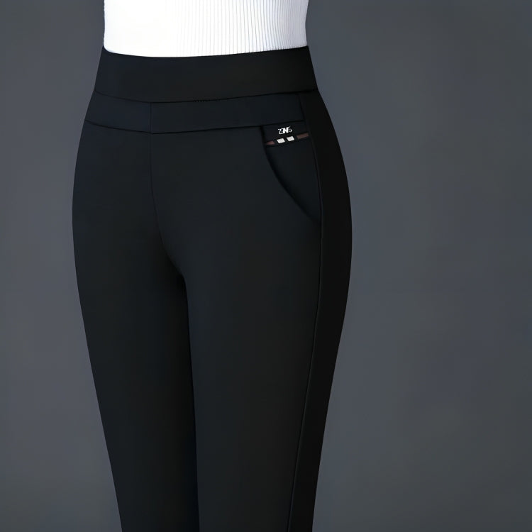 Women's Stretch Trousers – High Waist Tailored Everyday Pants