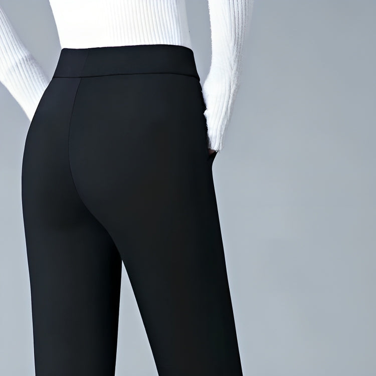 Women's Stretch Trousers – High Waist Tailored Everyday Pants