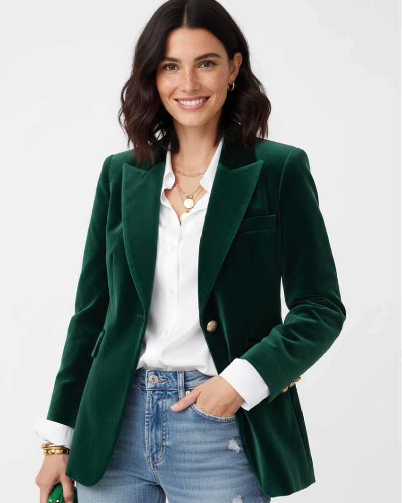 Maëlle | Velvet Party Blazer