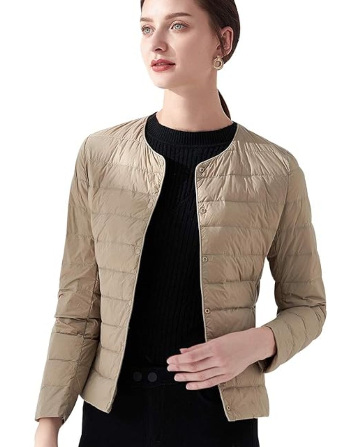 Women's Lightweight Puffer Jacket – Packable Cold Weather Jacket