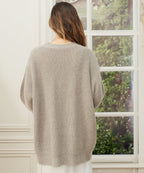 Women's Oversized Button Cardigan – Relaxed Long Sleeve Cardigan