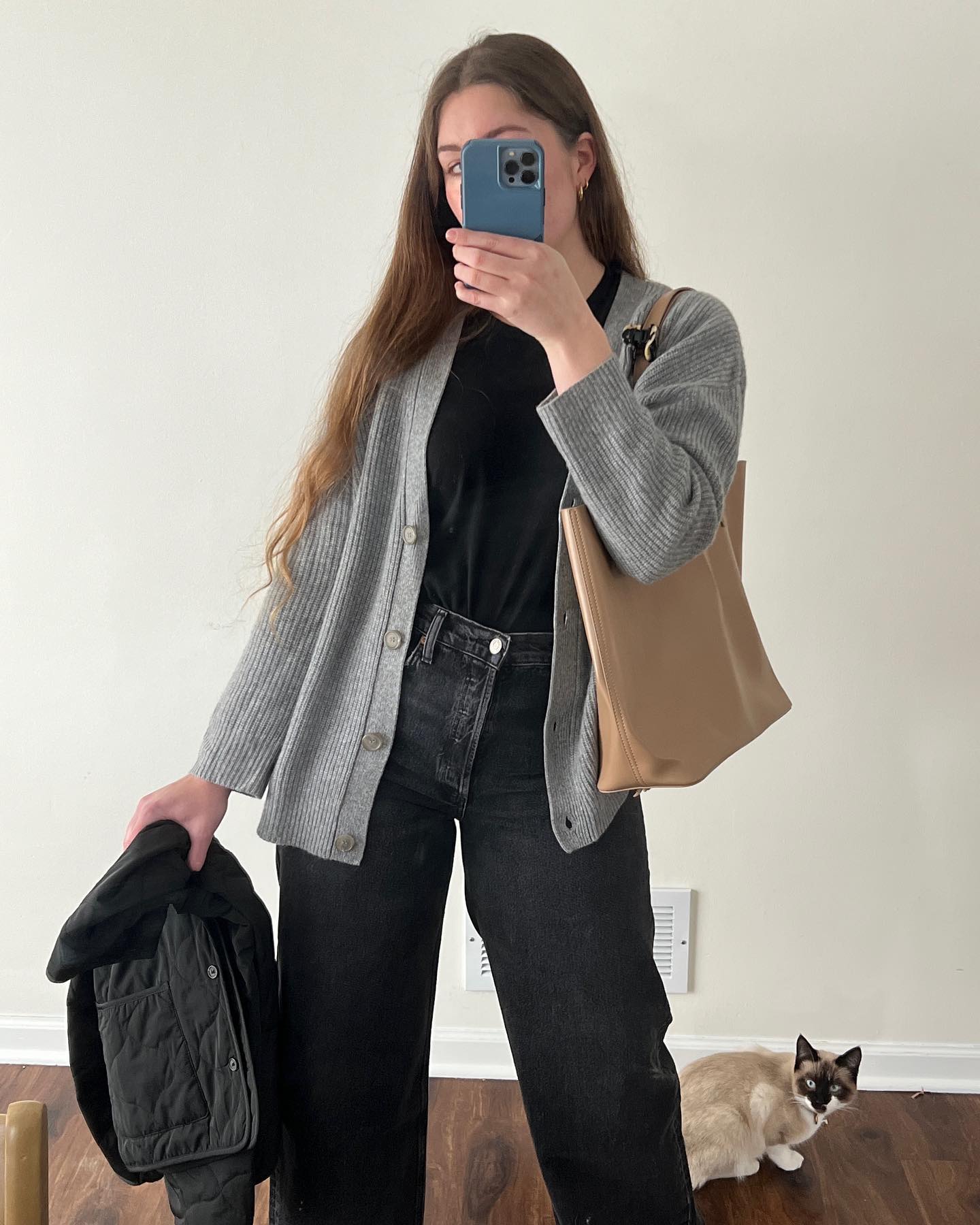 Women's Oversized Button Cardigan – Relaxed Long Sleeve Cardigan