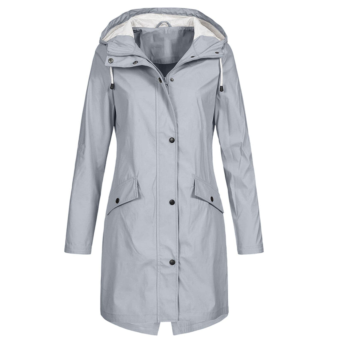 Women's Hooded Rain Jacket – Adjustable Lightweight Outdoor Jacket