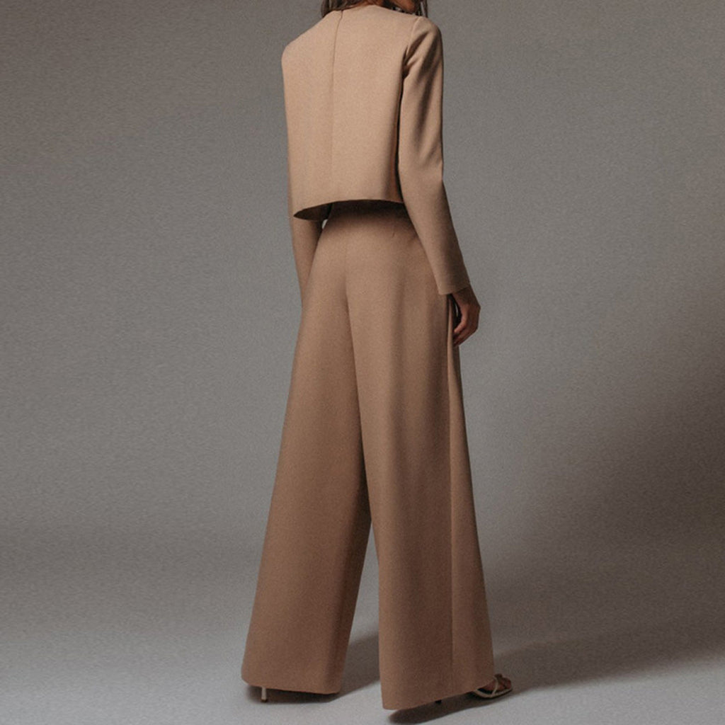 Women's Palazzo Pants Set – Relaxed Top Occasion Co-Ord Set
