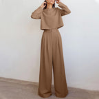 Women's Palazzo Pants Set – Relaxed Top Occasion Co-Ord Set