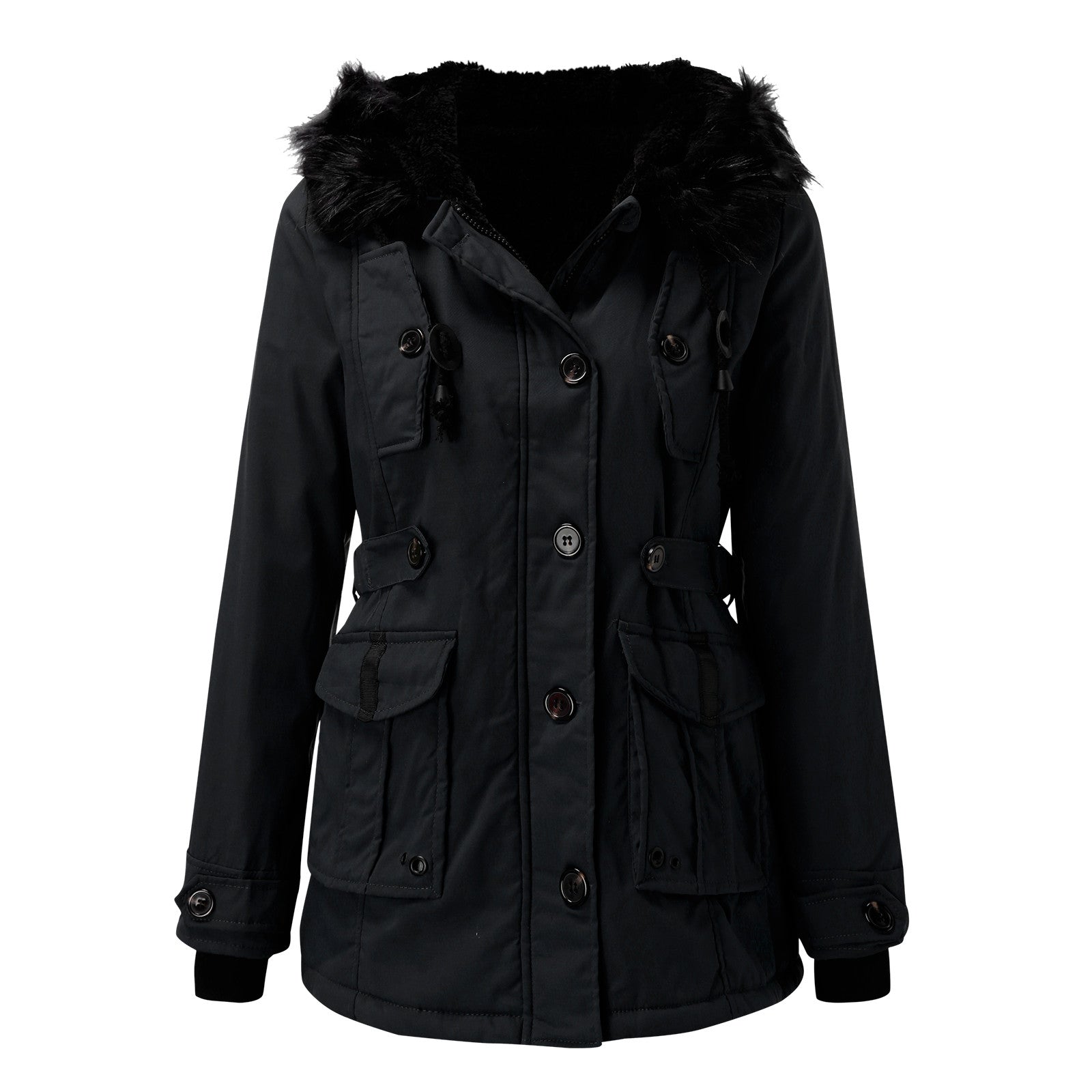 Women's Hooded Winter Coat – Tailored Insulated Cold Weather Coat