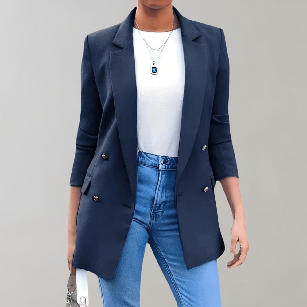 Women's Tailored Blazer – Elegant Office Blazer – Noa
