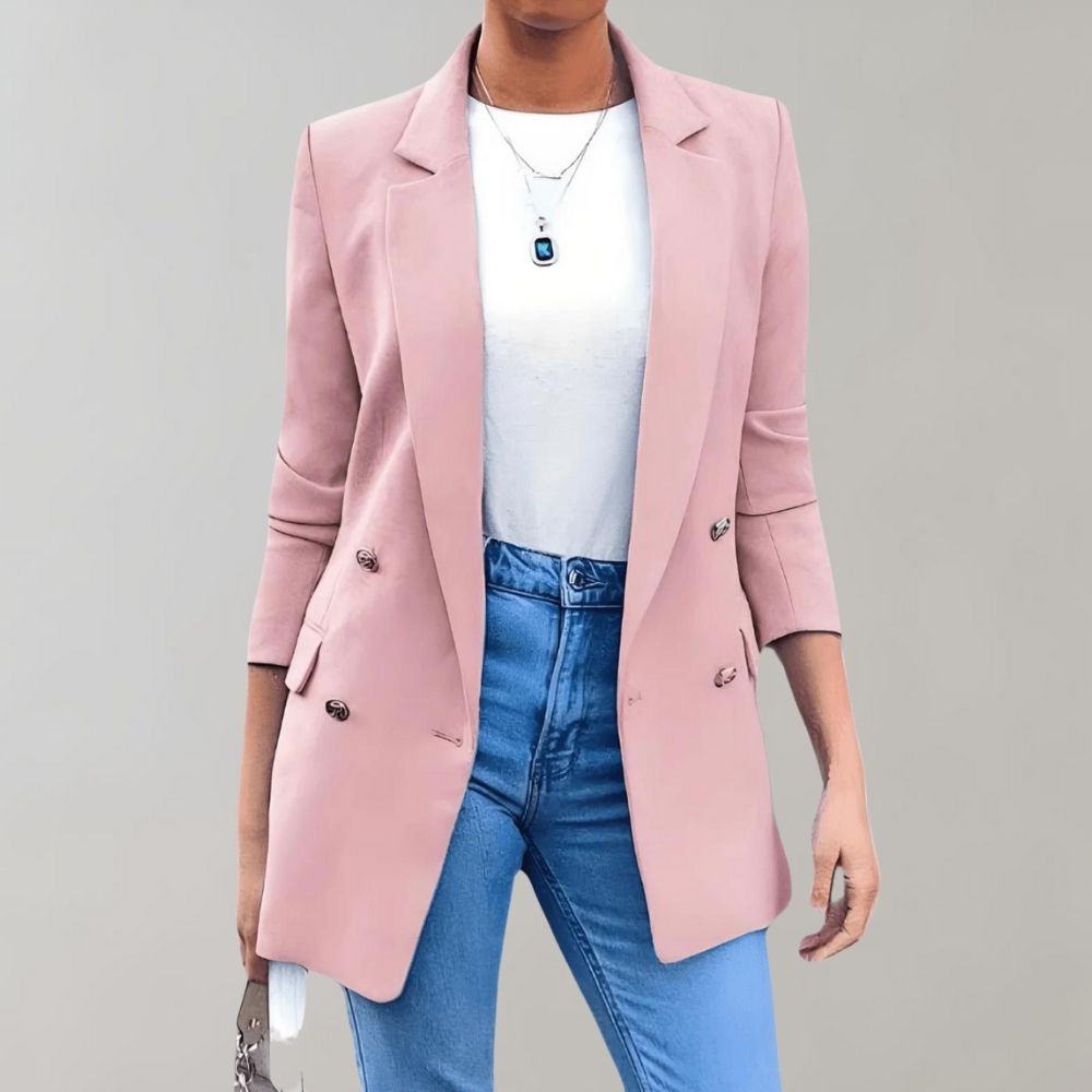Women's Tailored Blazer – Elegant Office Blazer – Noa