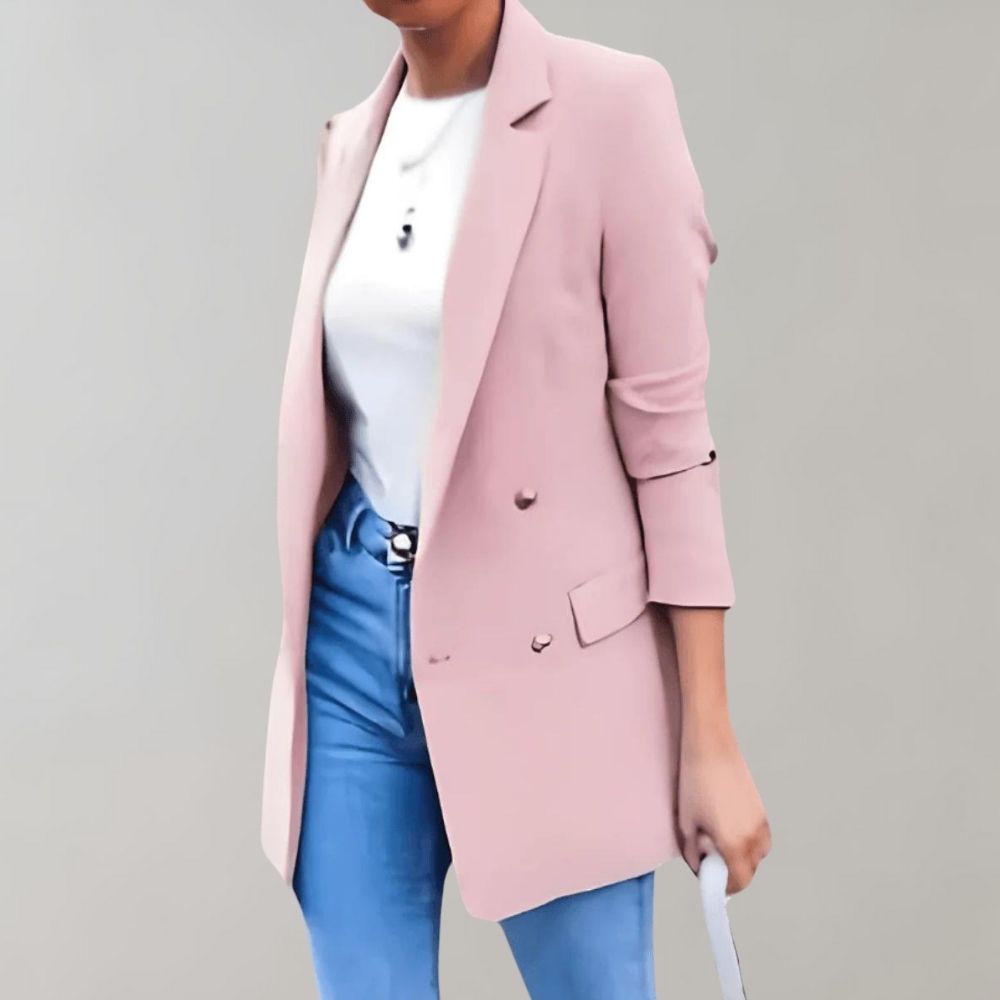 Women's Tailored Blazer – Elegant Office Blazer – Noa